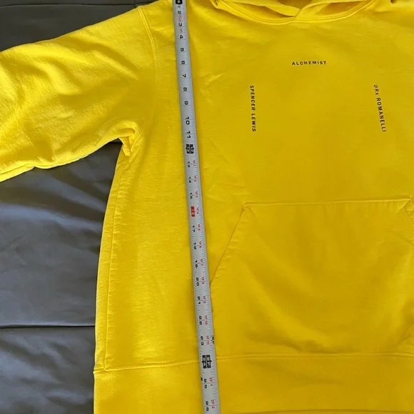 The Alchemist , DrX Romanelli & Spencer Lewis Yellow Hoodie XL